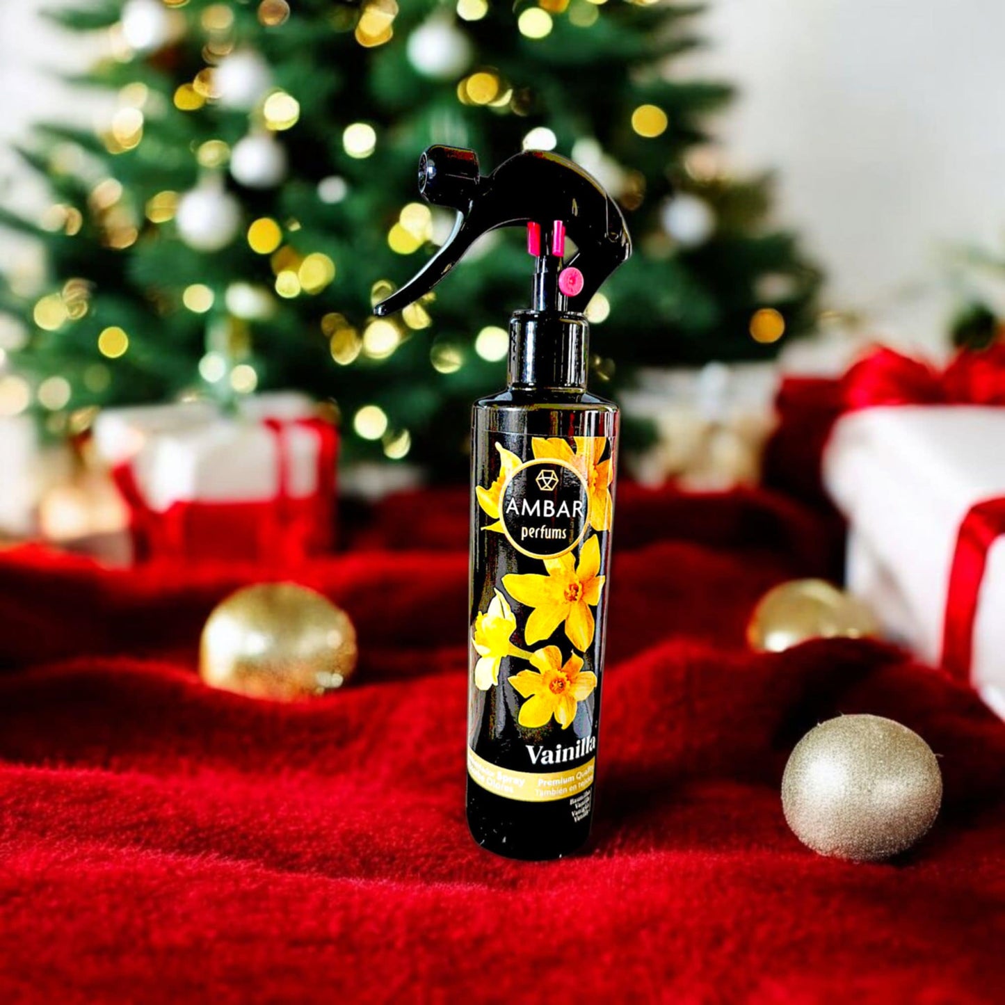 SPRAY MAISON LINGE ET VOITURE AMBAR VANILLE