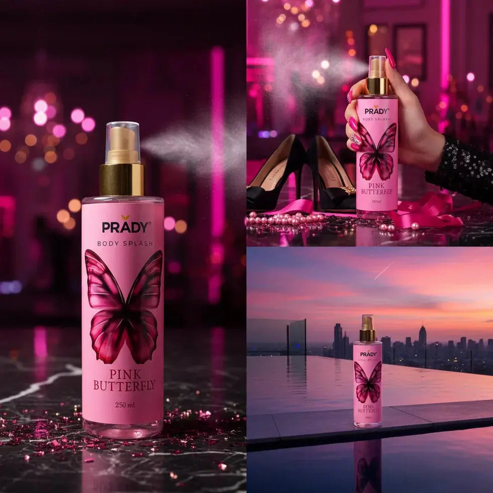 Brumes Corps et Cheveux Pink Butterfly 250ml - Prady Girl's Dream