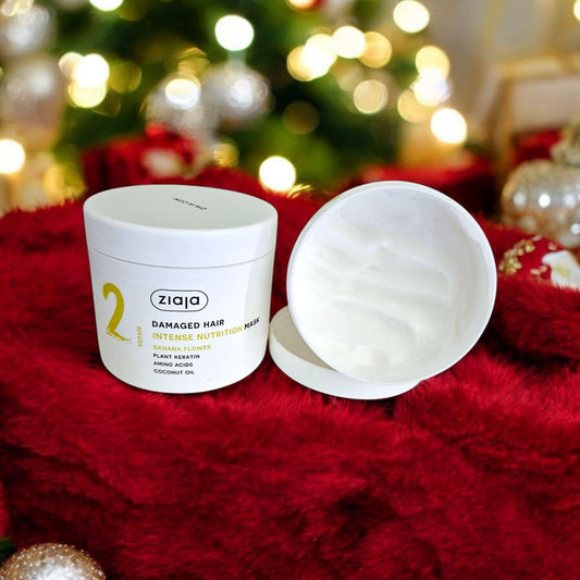 Masques Nutrition Intense cheveux abimés à la Banane Végan Ziaja
