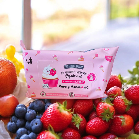Lingettes visage corps et WC Fraise Ma boutique