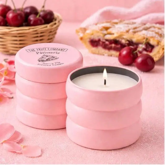 Bougie Parfum Cherry Pie "Gamme Patisserie"