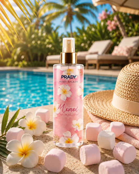 Brume Corps & Cheveux Monoi Marshmallow 250ml - Prady