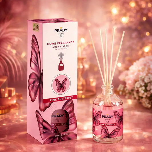 Mikado Diffuseur de Parfum Pink Butterfly