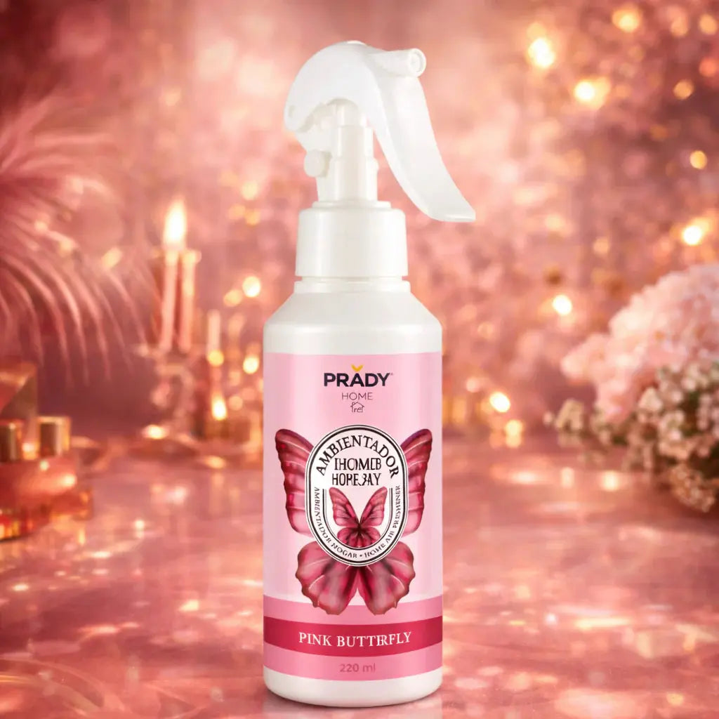 Spray Désodorisant Maison & Tissu Pink Butterfly