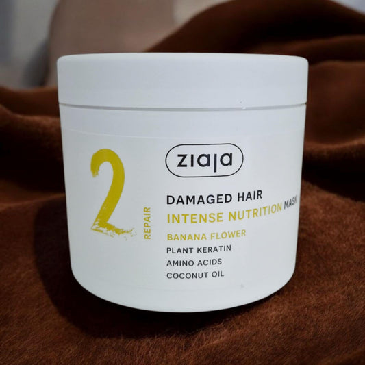 Masques Nutrition Intense cheveux abimés à la Banane Végan Ziaja Girl's Dream