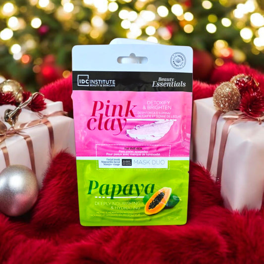 Masque Duo visage argile rose et papaye