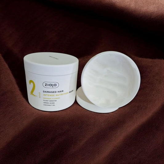 Masques Nutrition Intense cheveux abimés à la Banane Végan Ziaja Girl's Dream