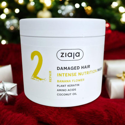 Masques Nutrition Intense cheveux abimés à la Banane Végan Ziaja