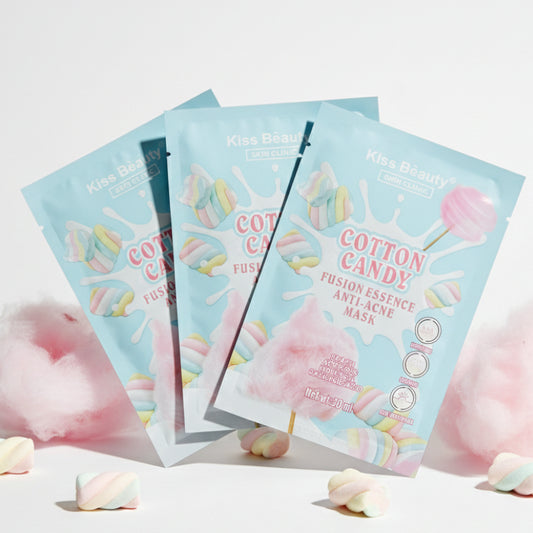 Masque Visage “Cotton Candy” Anti-Acné – Kiss Beauty Girl's Dream