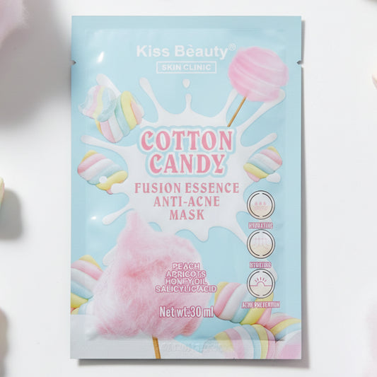 Masque Visage “Cotton Candy” Anti-Acné – Kiss Beauty Girl's Dream